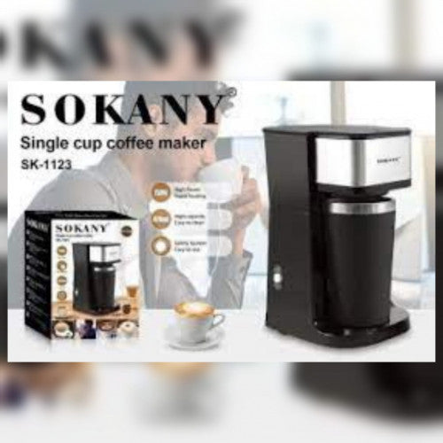 CAFETERA SOKANY CON VASO TERMICO SK-1123