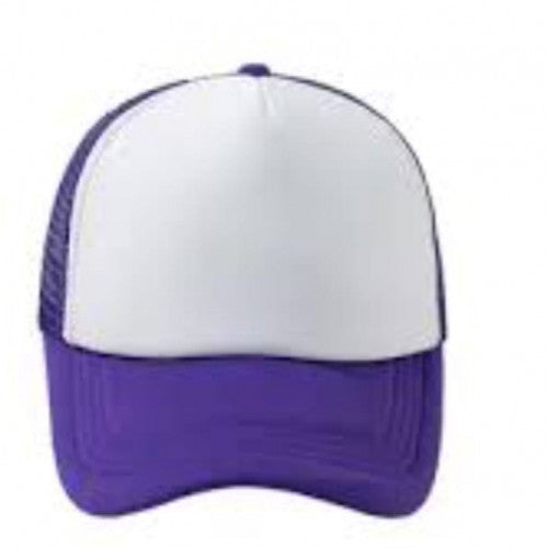 GORRA MORADO CON BLANCO