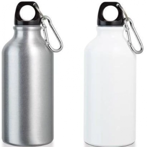 TERMO DE ALUMINIO 500ML PLATEADO PARA SUBLIMAR