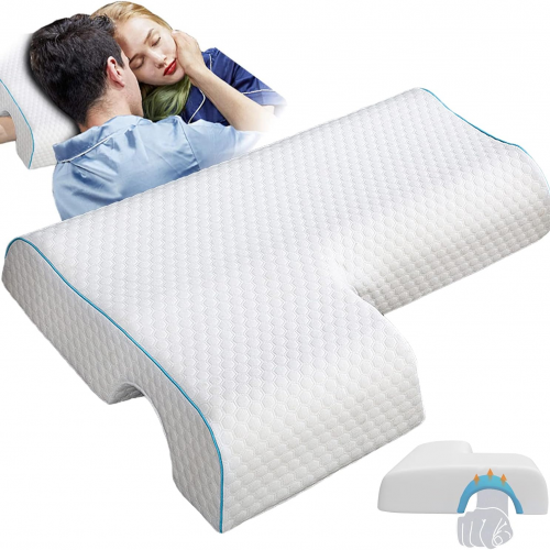 ALMOHADA PARA PAREJAS CON ESPUMA VISCOELASTICA (BRAZO IZQUIERDO)