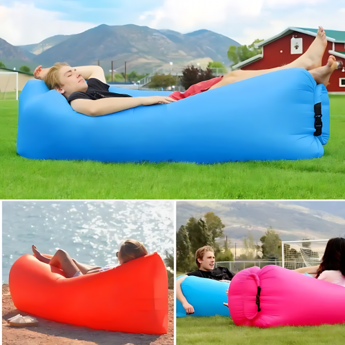 SOFA INFLABLE AL INSTANTE AZUL